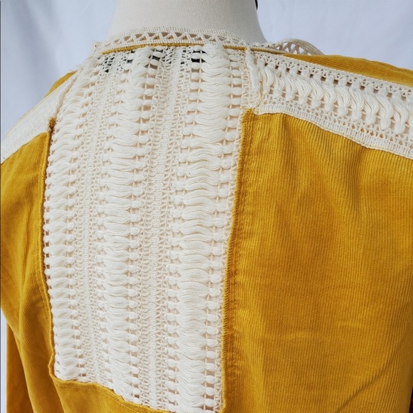 Zara Corduroy Puff Sleeve Blouse - Picture 10 of 12